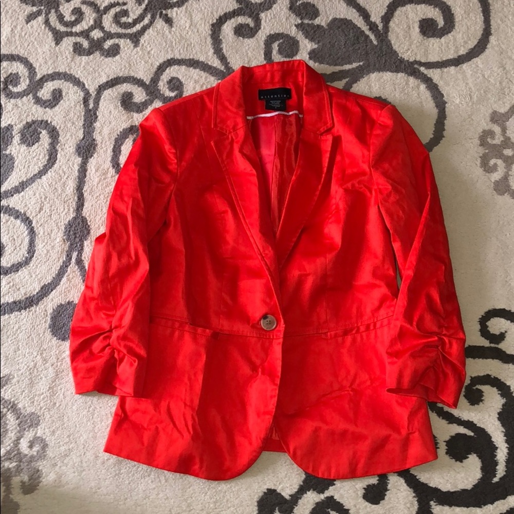 Attention Orange Blazer - Picture 1 of 5